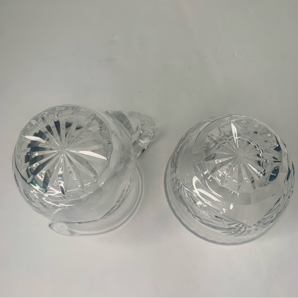 ROGASKA Vintage Crystal Creamer & Open Sugar Bowl Set Richmond Pattern - Picture 16 of 16